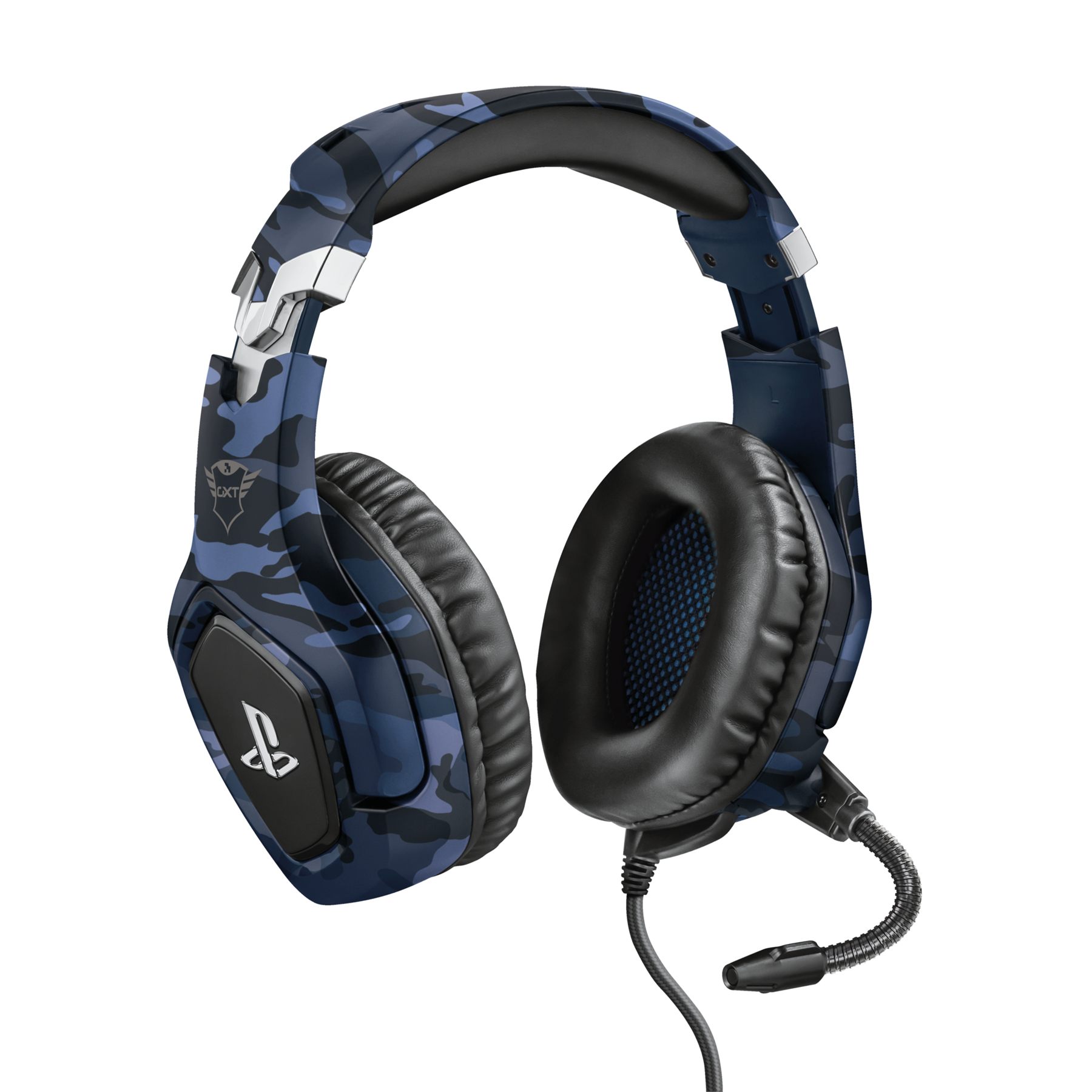 Trust Gxt 488 Forze Ps4 Auriculares Diadema Conector De 3,5 Mm Negro, Azul