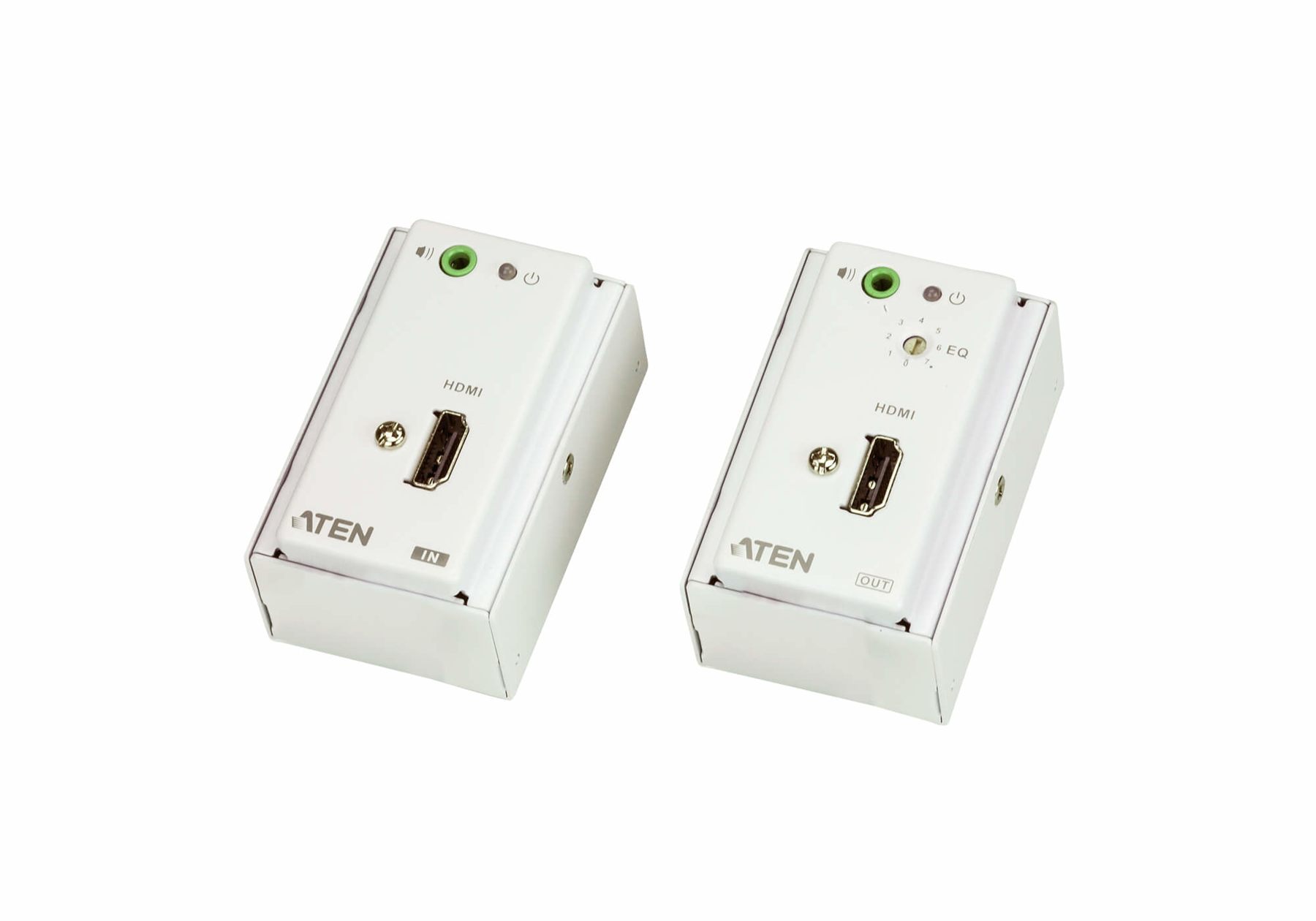 Aten Extensor HDMI / Audio Sobre Cat 5 Encastrable Con Embellecedor (1080P 40 M) (Ve807-At-G)