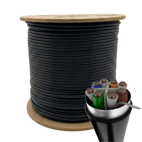 Bobina De Cable Rj45 Ftp Phasak Phr 672 Cat.6/ 305M/ Gris