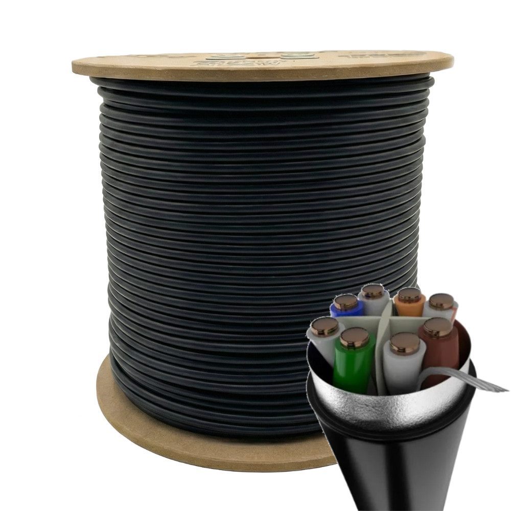 Bobina De Cable Rj45 Ftp Phasak Phr 672 Cat.6/ 305M/ Gris