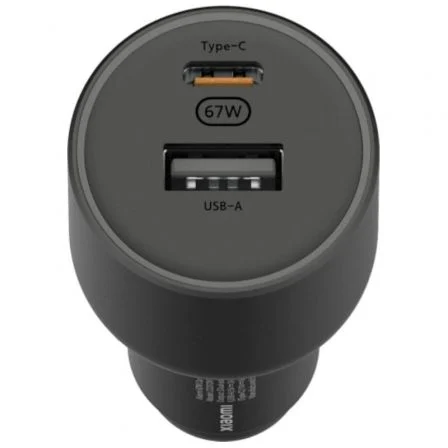 Cargador De Coche Xiaomi 67W Usb-A Tipo-C/ 1Xusb-A/ 1Xusb Tipo-C/ 67W