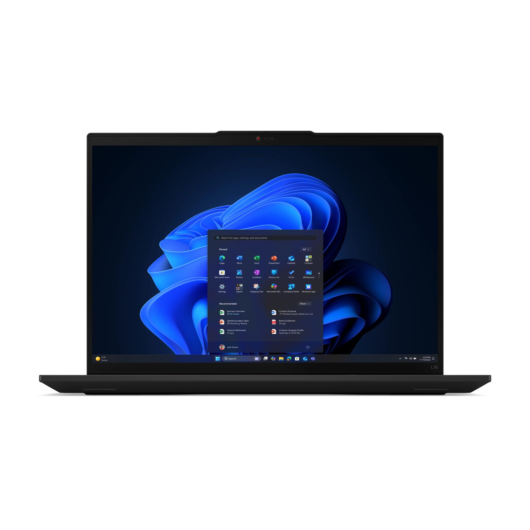 Lenovo Thinkpad L16 Gen 2, 16" Ips, Core Ultra 5 225U, 16Gb, 512 Ssd, W11 P, 4G Lte Esim, 1Year Prem