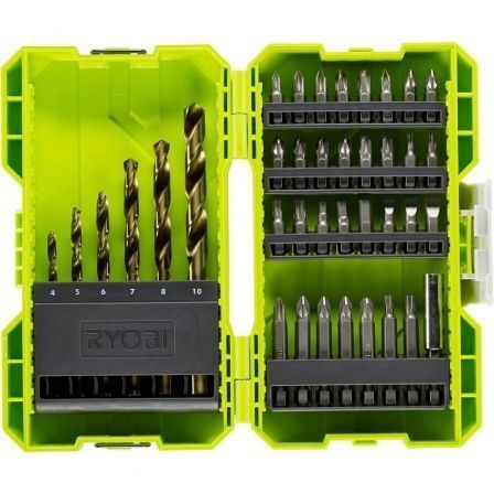 Estuche De 38 Puntas Para Perforación Y Atornillar Ryobi Rak38sdd