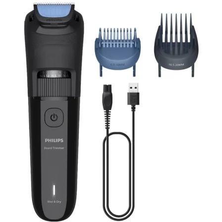 Cortabarbas Philips Beardtrimmer Series 3000 Bt3620/15/ Con Batería/ 5 Accesorios