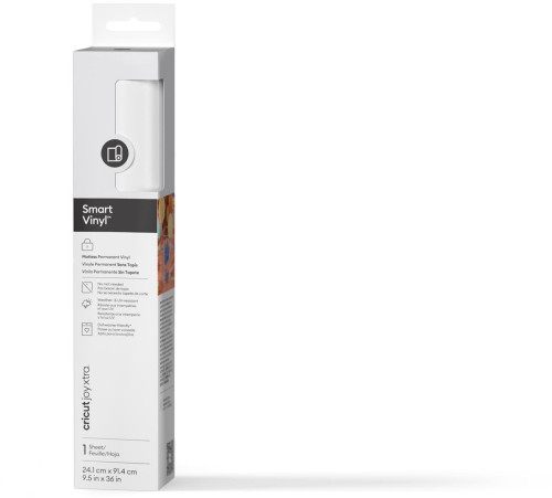 Cricut Smart Vinyl Permanent Joy Xtra 24,1X91,5Cm 1 Sheet (White)