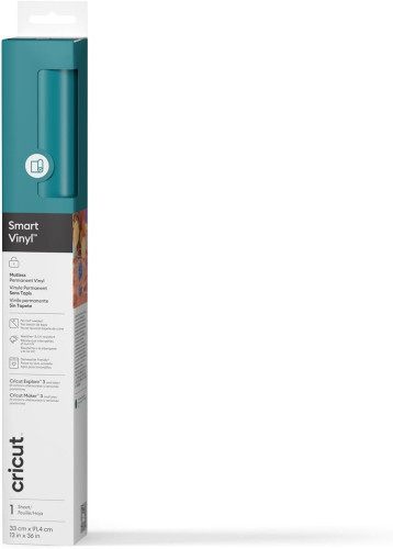 Cricut Smart Vinyl Permanent 33X91cm 1 Sheet (Aqua)