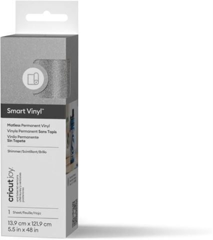 Cricut Smart Vinyl Permanent Joy 14X122cm 1 Sheet (Silver)