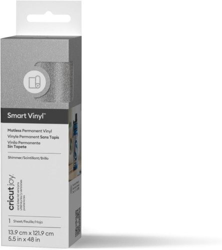 Cricut Smart Vinyl Permanent Joy 14X122cm 1 Sheet (Silver)