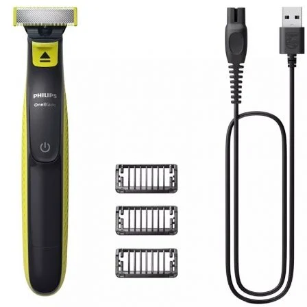 Cortabarbas Philips Oneblade Qp2724/10/ Con Batería/ 3 Accesorios