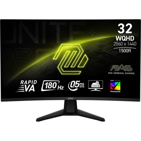 Msi Mag 32Cq6f Pantalla Para Pc 80 Cm (31.5") 2560 X 1440 Pixeles Wide Quad Hd Negro