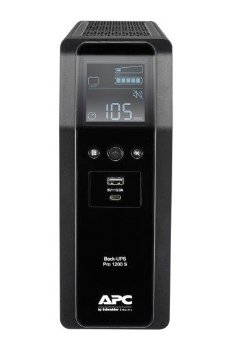 Apc Back Ups Pro Br 1200Va Sistema De Alimentación Ininterrumpida (Ups) Línea Interactiva 1,2 Kva 720 W 8 Salidas Ac