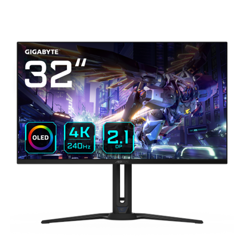Aorus Fo32u2p Pantalla Para Pc 80 Cm (31.5") 3840 X 2160 Pixeles 4K Ultra Hd Oled Negro