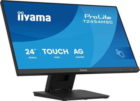 Monitor Iiyama Prolite T2454msc-B1ag, 60,5 Cm (23.8"), 1920 X 1080 Pixeles, Full Hd, Led, 4 Ms, Negro