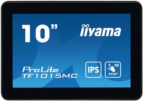 Monitor Iiyama 10,1" Pcap Bezel Free 10P Touch, 1280X800, Ips Panel, Dp,Hdmi,Vga, 425Cd/M (With Touch), Usb Interface,Multitouch,Open Frame,Ip65 Front(Tf1015mc-B3)