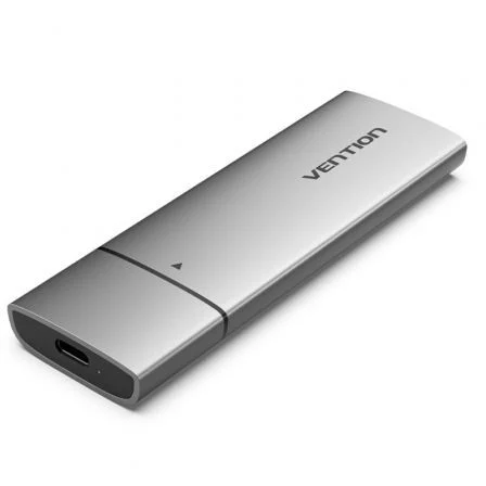 Caja Externa Para Disco Ssd M.2 Nvme Vention Usb Tipo-C  Kpgh0/ Usb 3.1/ Sin Tornillos