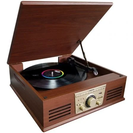 Tocadiscos Sunstech Pxr32/ Bluetooth/ Radio Fm/ Conversor A Mp3
