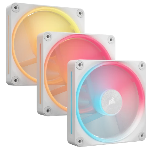 Corsair Icue Link Lx120-R Rgb Carcasa Del Ordenador Ventilador 12 Cm Blanco 3 Pieza(S)