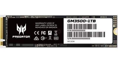 Acer BL.9BWWR.102 Predator Ssd Gm3500 M.2 Nvme Pcie Gen 3*4 1Tb