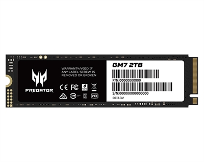 Acer BL.9BWWR.119 Predator Ssd Gm7 M.2 Nvme Pcie Gen 4*4 2Tb