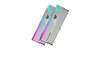Acer BL.9BWWR.291 Predator Vesta-16Gb-3200-1R*8 Silver Heatsink (8Gb*2) 8Gb 1R*8 Pc4 3200 Cl16-20-20-38