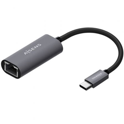 Aisens A109-0709 Aisens - Conversor Usb3.1 Gen1 Usb-C A Ethernet Gigabit 10/100/1000 Mbps Gris 15Cm