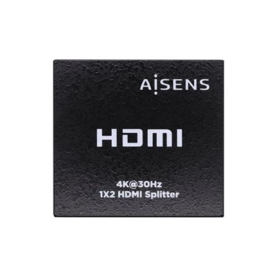 Aisens A123-0506 Hdmi Duplicador (Splitter) 1X2 (Una Entrada Dos Salidas) Con Fuente De Alimentación.> El Duplicador Hdmi De Alta Velocidad Permite Duplicar La Señal De Entrada Para Dos Pantallas.> Soporta Alta Resolución De Hasta 1080P Y 4K@30Hz> Soporta Anc