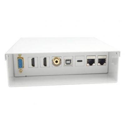 Aisens A127-0720 Aisens - Caja De Conexiones Vga+Jack3.5+2Xhdmi+1Xusb-C+1Xusb-B+2Xrj45 Cat.6A Stp Blanco