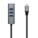 Aisens A109-0508 - Hub Usb 3.1 Gen1 4 X Usb3.0 Hembra A Usb3.1 Usb-C Macho> Tamaño Ultra Delgado Y Es Fácil D