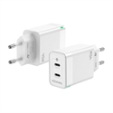 Aisens ASCH-45W2P005-W - Aisens - Cargador Gan 45W 2Xusb-C Pd3.0 Qc4.0 Blanco