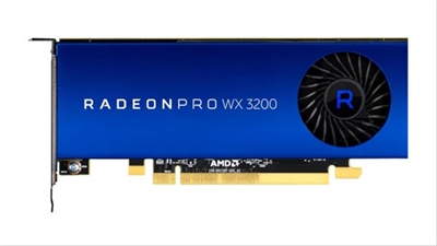 Amd 100-506115 AMD Radeon Pro WX 3200 - Tarjeta gráfica - Radeon Pro WX 3200 - 4 GB GDDR5 - PCIe 3.0 x16 perfil bajo - 4 x Mini DisplayPort