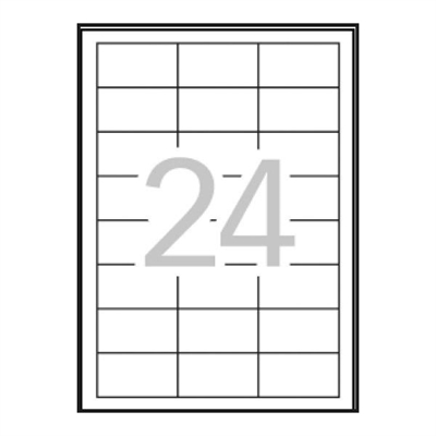 Apli 3056 Etiquetas Autoadhesivas Color Blanco Cantos De Rectos Tama?O 646 X 338 Mm Con Adhesivo Removible Para Multiples Usos. Pack Con 100 Hojas (2.400 Etiquetas Autoadhesivas). Perfectas Para Identificar Objetos Poner Precio A Productos Pegar Sobre Cristal O Ceramica. Excelente Calidad De Impresion En Impresoras Inkjet Laser O Fotocopiadoras.