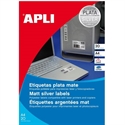 Apli 10066 - Etiquetas Autoadhesivas Color Blanco De Cantos Romos Tama?O 457 X 212 Mm Con Adhesivo Perm