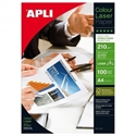 Apli 11833 - Papel Fotografico Formato A4 Y 210 G/M? Con Acabado Brillante Doble Cara. Cada Pack Contie
