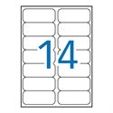 Apli 12113 - Etiquetas Autoadhesivas Transparentes De Cantos Romos Tama?O 991 X 381 Mm Con Adhesivo Per