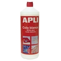 Apli 12851 - Cola Blanca Liquida Con Un Aplicador De Punta Y Tapa Superior No Desmontable Que Permite U