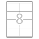 Apli 1783 - Etiquetas Autoadhesivas Color Blanco De Cantos Rectos Tama?O 70 X 37 Mm Con Adhesivo Perma
