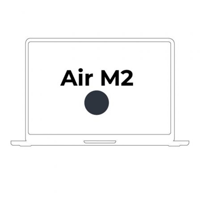 Apple MLY33Y/A Apple Macbook Air M2 chip with 8-core and 8-core GPU, 256GB, Midnight