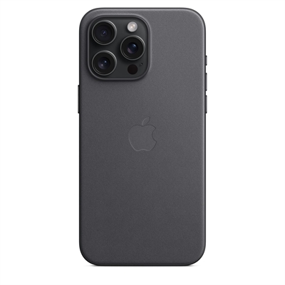 Apple MT4V3ZM/A Iphone 15 Pro Max Woven Caseblk - Tipología Específica: Cover Iphone; Material: Tejido; Color Primario: Negro; Color Secundario: Ningún Color Secundario; Dedicado: Sí