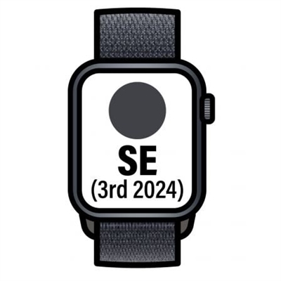 Apple MWWG3QL/A Apple Watch Series 10 Gps 42Mm Jet Black Aluminium Case With Ink Sport Loop - Tamaño Pantalla: 1,65 ''; Correa Desmontable: Sí; Duración De La Batería: 18 H