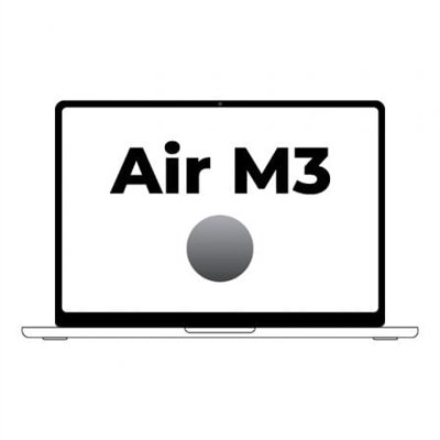 Apple MXCR3Y/A Apple MacBook Air 13 M3,8CPU,10GPU, 16GB, 512GB SSD - Space Grey