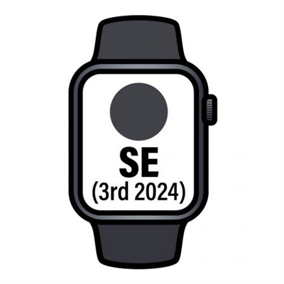 Apple MXGC3QL/A Apple Watch Se Gps + Cellular 40Mm Midnight Aluminium Case With Midnight Sport Band - S/M - Tamaño Pantalla: 1,57 ''; Correa Desmontable: Sí; Duración De La Batería: 18 H