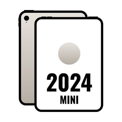 Apple MXND3TY/A Ipad Mini Wi-Fi 256Gb - Starlight - Tamaño Pantalla: 8,3 ''; Compartimiento De La Tarjeta Sim: No Sim; Sistema Operativo: Ipados; Ram: 8 Gb; Almacenamiento: 256 Gb; Wi-Fi: Sí; Color: Plata; Escuela Digital: Genérico