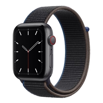 Apple MYF12TY/A Apple Watch SE GPS + Cellular, 44mm Space Gray Aluminium Case with Charcoal Sport Loop