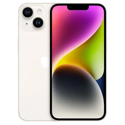 Apple RE-IPHONE14-128WH-AB ESPECIFICACIONES:Acabado -BlancoParte delantera con Ceramic Shield, parte trasera de vidrio y estructura de aluminioCapacidad1 -128 GB Dimensiones y peso2 -Ancho: 7,15 cm -Alto: 14,67 cm -Grosor: 0,78 cm -Peso: 172 gPantalla -Pantalla Super Retina XDR -Pantalla OLED de 6,1 pulgadas (15,4 cm) en diagonal -Resolución de 2.532 por 1.170 píxeles a 460 p/p -Pantalla HDR -True Tone -Gama cromática amplia (P3) -Respuesta háptica -Contraste de 2.000.000:1 (típico) -Brillo máximo de 800 nits (típico) y pico de brillo de 1.200 nits (HDR) -Cubierta oleófuga antihuellas -Compatible con la presentación simultánea de múltiples idiomas y grupos de caracteresLa pantalla del iPhone 14 tiene esquinas redondeadas que rematan el diseño curvo del dispositivo, y esas esquinas se encuentran dentro de un rectángulo estándar. Si se mide el rectángulo estándar en diagonal, la pantalla tiene 6,06 pulgadas (la superficie real de visión es inferior).Resistencia a las salpicaduras, el agua y el polvo3 -Calificación IP68 según la norma IEC 60529 (hasta 6 metros de profundidad durante un máximo de 30 minutos)Chip -Chip A15 Bionic -CPU de 6 núcleos (2 de rendimiento y 4 de eficiencia) -GPU de 5 núcleos -Neural Engine de 16 núcleosCámaraSistema de cámara dual -Principal de 12 Mpx: 26 mm, apertura de ƒ/1,5, estabili­zación óptica de imagen por desplazamiento del sensor y 100 % Focus Pixels -Ultra gran angular de 12 Mpx: 13 mm, apertura de ƒ/2,4 y campo de visión de 120° -Zoom óptico de alejamiento x2 y zoom digital hasta x5 -Cubierta de la lente de cristal de zafiro -Flash True Tone -Photonic Engine -Deep Fusion -HDR Inteligente 4 -Modo Retrato con Control de Profundidad y Enfoque -Iluminación de Retratos con seis efectos -Modo Noche -Fotos panorámicas (hasta 63 Mpx) -Estilos Fotográficos -Gama cromática amplia para fotos y Live Photos -Corrección del objetivo (ultra gran angular)  Corrección avanzada de ojos rojos -Estabilización automática de imagen -Modo ráfaga -Geoetiquetado de fotos -Captura de imagen en formato HEIF y JPEGGrabación de vídeo -Grabación de vídeo en 4K a 24, 25, 30 o 60 f/s -Grabación de vídeo en 1080p HD a 25, 30 o 60 f/s -Grabación de vídeo en 720p HD a 30 f/s -Modo Cine hasta 4K HDR a 30 f/s -Modo Acción hasta 2,8K a 60 f/s -Grabación de vídeo en HDR con Dolby Vision hasta 4K a 60 f/s -Vídeo a cámara lenta en 1080p a 120 o 240 f/s -Vídeo en time?lapse con estabili­zación -Time-lapse con modo Noche -Vídeo QuickTake -Estabilización óptica de imagen por desplazamiento del sensor para vídeo (principal) -Zoom óptico de alejamiento x2 -Zoom digital hasta x3 -Zoom de audio -Flash True Tone -Estabilización de vídeo con calidad de cine (4K, 1080p y 720p) -Enfoque automático continuo -Opción de sacar fotos de 8 Mpx durante la grabación de vídeo en 4K -Reproducción con zoom -Grabación de vídeo en formato HEVC y H.264 -Grabación en estéreoCámara TrueDepth -Cámara de 12 Mpx -Apertura de ƒ/1,9 -Enfoque automático con Focus Pixels -Retina Flash -Photonic Engine -Deep Fusion -HDR Inteligente 4 -Modo Retrato con Control de Profundidad y Enfoque -Iluminación de Retratos con seis efectos -Animoji y Memoji -Modo Noche -Estilos Fotográficos -Gama cromática amplia para fotos y Live Photos -Corrección del objetivo -Estabilización automática de imagen -Modo ráfaga -Grabación de vídeo en 4K a 24, 25, 30 o 60 f/s -Grabación de vídeo en 1080p HD a 25, 30 o 60 f/s  Modo Cine hasta 4K HDR a 30 f/s -Grabación de vídeo en HDR con Dolby Vision hasta 4K a 60 f/s -Vídeo a cámara lenta en 1080p a 120 f/s -Vídeo en time?lapse con estabili­zación -Time-lapse con modo Noche -Vídeo QuickTake -Estabilización de vídeo con calidad de cine (4K, 1080p y 720p)Face ID -Reconoci­miento facial mediante la cámara TrueDepthApple Pay -Usa Face ID para pagar en tiendas, apps y páginas web con tu iPhone Seguridad -Emergencia SOS4 -Detección de accidentes5Redes móviles e inalámbricasModelo A2882* -5G NR (bandas n1, n2, n3, n5, n7, n8, n12, n20, n25, n26, n28, n30, n38, n40, n41, n48, n53, n66, n70, n77, n78 y n79) -FDD-LTE (bandas 1, 2, 3, 4, 5, 7, 8, 12, 13, 17, 18, 19, 20, 25, 26, 28, 30, 32 y 66) -TD-LTE (bandas 34, 38, 39, 40, 41, 42, 46, 48 y 53) -UMTS/HSPA+/DC?HSDPA (850, 900, 1.700/2.100, 1.900 y 2.100 MHz) -GSM/EDGE (850, 900, 1.800 y 1.900 MHz)Modelo A2886* -5G NR (bandas n1, n2, n3, n5, n7, n8, n12, n20, n25, n26, n28, n30, n38, n40, n41, n48, n53, n66, n70, n77, n78 y n79) -FDD-LTE (bandas 1, 2, 3, 4, 5, 7, 8, 12, 13, 17, 18, 19, 20, 25, 26, 28, 30, 32 y 66) -TD-LTE (bandas 34, 38, 39, 40, 41, 42, 46, 48 y 53) -UMTS/HSPA+/DC?HSDPA (850, 900, 1.700/2.100, 1.900 y 2.100 MHz) -GSM/EDGE (850, 900, 1.800 y 1.900 MHz)Todos los modelos -5G (sub?6 GHz) con MIMO 4x45 -LTE Gigabit con MIMO 4x4 y LAA5 -Wifi 802.11ax (6.ª gen.) con MIMO 2x2 -Tecnología inalámbrica Bluetooth 5.3 -Chip de banda ultraancha para la detección espacial6 -NFC con modo de lectura -Tarjetas exprés con reserva de bateríaGeolocalización -GPS, GLONASS, Galileo, QZSS y BeiDou -Brújula digital -Wifi -Redes móviles -Microlocalización iBeaconVideollamadas8 -Videollamadas FaceTime vía wifi o red móvil -Videollamadas FaceTime HD (1080p) vía wifi o redes 5G -SharePlay en llamadas FaceTime para disfrutar de películas, series, música y apps en compañía -Pantalla compartida -Modo Retrato en videollamadas FaceTime -Audio espacial -Modos de micrófono Aislamiento de Voz y Sonido de Fondo -Zoom en la cámara traseraLlamadas de voz -Llamadas de voz con FaceTime -Voz por LTE (VoLTE) -Llamadas vía wifi -SharePlay en llamadas FaceTime para disfrutar de películas, series, música y apps en compañía -Pantalla compartida -Audio espacial -Modos de micrófono Aislamiento de Voz y Sonido de FondoReproducción de audio -Formatos compatibles: AAC, MP3, Apple Lossless, FLAC, Dolby Digital, Dolby Digital Plus y Dolby Atmos (entre otros) -Audio espacial -Límite de volumen configurable por el usuarioReproducción de vídeo -Formatos compatibles: HEVC, H.264 y ProRes (entre otros) -HDR con Dolby Vision, HDR10 y HLG -AirPlay hasta 4K HDR para duplicación de pantalla y salida de fotos y vídeo a través del Apple TV (2.ª generación o posterior) o de un televisor inteligente con AirPlay -Compatibilidad con vídeo en espejo y salida de vídeo: hasta 1080p a través del adaptador de conector Lightning a AV digital y el adaptador de conector Lightning a VGA (se venden por separado)Siri -Envía mensajes, añade recordatorios y mucho más con tu voz -Actívalo con solo decir «Oye Siri» -Usa tu voz para activar atajos en tus apps favoritasBatería y alimentación -Reproducción de vídeo Hasta 20 horas -Streaming de vídeo Hasta 16 horas -Reproducción de audio Hasta 80 horas -Batería recargable integrada de iones de litio -Carga inalámbrica con cargadores MagSafe de hasta 15 W13 -Carga inalámbrica con cargadores Qi de hasta 7,5 W13 -Carga rápida: Hasta un 50 % en unos 30 minutos12 con un adaptador de 20 W o superior (se vende por separado)MagSafe -Carga inalámbrica de hasta 15 W13 -Conjunto de imanes -Imán de alineación -NFC para la identificación de accesorios -MagnetómetroSensores -Face ID -Barómetro -Giroscopio de alto rango dinámico -Acelerómetro de fuerza g alta -Sensor de proximidad -Doble sensor de luz ambientalSistema operativo -iOS -iOS es el sistema operativo móvil más personal y seguro del mundo. Está repleto de funciones avanzadas y se ha diseñado para proteger tu privacidad.