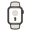 Apple MRHP3QL/A - Apple Watch Series 9 Gps + Cellular 41Mm Starlight Aluminium Case With Starlight Sport Ban