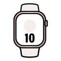 Apple MWWT3QL/A - Apple Watch Series 10 Gps 46Mm Rose Gold Aluminium Case With Light Blush Sport Band - S/M 