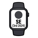 Apple MXE73QL/A - Apple Watch Se Gps 40Mm Midnight Aluminium Case With Midnight Sport Band - S/M - Tamaño Pa