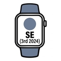 Apple MXEQ3QL/A - Apple Watch Se Gps 44Mm Silver Aluminium Case With Denim Sport Band - S/M - Tamaño Pantall
