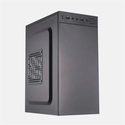 Approx APPC-201F La caja de color negro para PC ATX/Micro-ATX APPC-201 combina un formato elegante y muy compacto con grandes prestaciones: un conector USB 3.0 + un conector USB 2.0, es compatible con gráficas de hasta 26 cm de longitud y refrigeradores de hasta 13 cm de altura.Incluye FUENTE DE ALIMENTACIÓN 500W.-Tipo de placa base: Mini ITX, Micro ATX().-Material: SPCC de 0,4 mm.-Ubicación del ventilador:  Trasero: 1*80 mm (incluido).-Unidades de Bahía:  Disco duro de 3,5” y SSD de 2,5”/HDD 3,5” x2 y SSD de 2,5” x2.-Ranuras de expansión: 4.-E/S frontal:  USB: USB 2.0 + USB 3.0.  Conector de audio Jack 3,5 mm.  Conector para micrófono de 3,5 mm.  Botón de encendido.  Botón de reset.-Longitud de la tarjeta gráfica: 260 mm máx. (sin ningún ventilador instalado).-Altura del disipador de la CPU: 130 mm máx.-Incluye FUENTE DE ALIMENTACIÓN 500W.CARACTERISTICAS:-Color: Negro.-Dimensiones del chasis (largo x ancho x alto): 265*165*350 mm. -Dimensiones del producto (largo x ancho x alto): 270*165*350 mm.-Peso neto: 1.44 kg.-Material: SPCC de 0,4 mm.-Ubicación del ventilador: Trasero: 1*80 mm (incluido).-Unidades de Bahía: Disco duro de 3,5” y SSD de 2,5”/HDD 3,5” x2 y SSD de 2,5” x2.-Ranuras de expansión: 4.-E/S frontal: USB: USB 2.0 + USB 3.0. Conector de audio Jack 3,5 mm. Conector para micrófono de 3,5 mm. Botón de encendido. Botón de reset.-Tipo de placa base: Mini ITX, Micro ATX().-Longitud de la tarjeta gráfica: 260 mm máx. (sin ningún ventilador instalado).-Altura del disipador de la CPU: 130 mm máx.-Incluye FUENTE DE ALIMENTACIÓN 500W.CONTENIDO DEL PACK Caja PC. Accesorios de montaje. Guía de usuario.UNIDADES POR CAJA: 1.GARANTÍA: 3 Años.