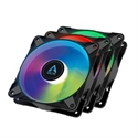 VENTILADOR 12CM ARCTIC P12 PWM A-RGB PACK 3 UNIDADES
